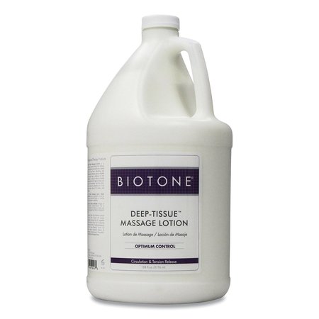BIOTONE Deep Tissue Massage Lotion, 1 gal Bottle, Unscented DTU1G